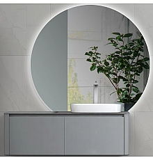 Комплект мебели для ванной Black&White Universe U915.1200 R 120 R 9151200R подвесной Glossy light grey