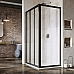 Душевая стенка Ravak Supernova APSS-90 940703R2Z1 профиль Черный стекло Transparent