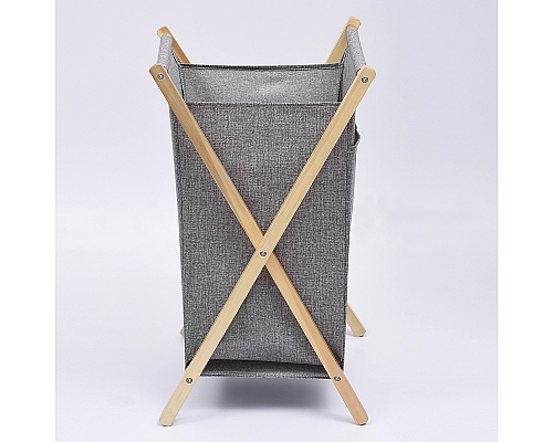 Корзина для белья WasserKRAFT Nau WB-772-L Серая Корзина для белья WasserKRAFT Nau WB-772-L Серая