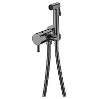 Смеситель гигиенический, Boheme Uno. Shine Gun Metall