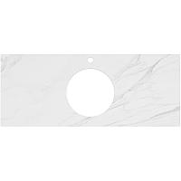 Столешница под раковину Kerama Marazzi Plaza Classic Neo Монте тиберио 120 PL5.SG507120R\120 Белый мрамор