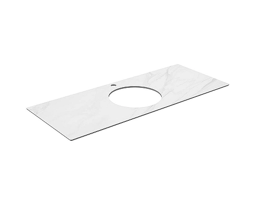Столешница под раковину Kerama Marazzi Plaza Classic Neo Монте тиберио 120 PL5.SG507120R\120 Белый мрамор Столешница под раковину Kerama Marazzi Plaza Classic Neo Монте тиберио 120 PL5.SG507120R\120 Белый мрамор