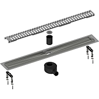 Душевой лоток Timo Drain System 60 DS230106/01 с решеткой Сатин