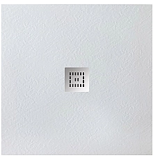 Душевой поддон из искусственного камня BelBagno Uno 80x80 TRAY-MR-UNO-A-80-35-W Белый