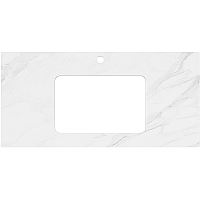 Столешница под раковину Kerama Marazzi Plaza Classic Neo Монте тиберио 100 PL3.SG507120R\100 Белый мрамор