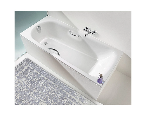 Стальная ванна Kaldewei Saniform Plus Star 336 170х75 133600013001 с покрытием Easy-clean с отверстиями под ручки Стальная ванна Kaldewei Saniform Plus Star 336 170х75 133600013001 с покрытием Easy-clean с отверстиями под ручки