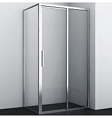 Душевой уголок WasserKRAFT Lopau 120x90 32S07R профиль Хром стекло прозрачное