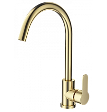 Смеситель для кухни Wonzon&Woghand, Брашированное золото