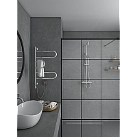 Полотенцесушитель электрический Vincea VTD-1R2CE 44х80 хром таймер