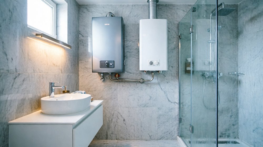 Газовый накопительный водонагреватель и бойлер косвенного нагрева