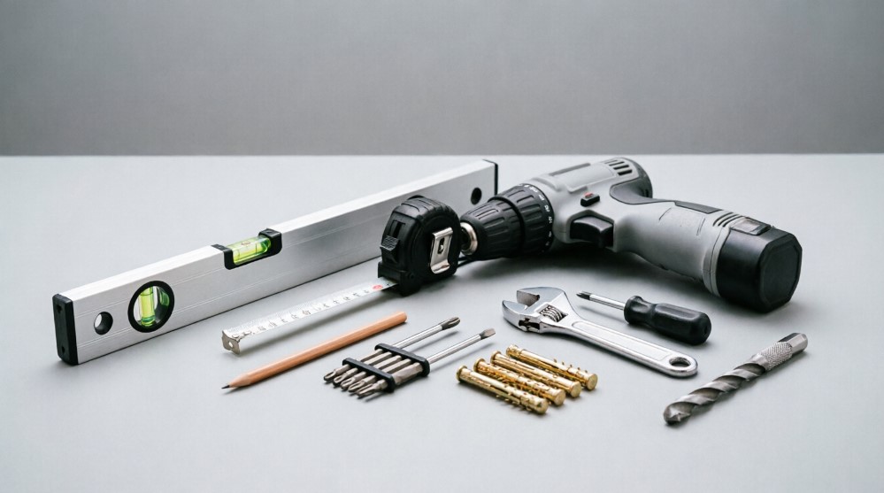 Инструменты для установки душевой штанги