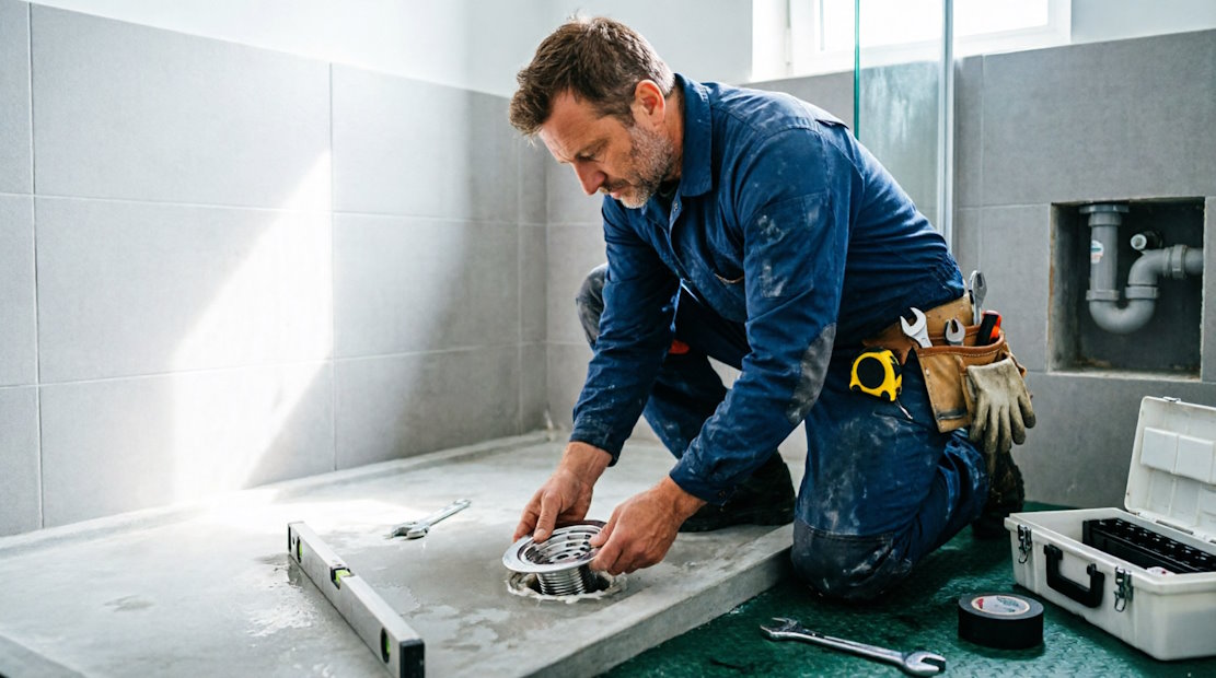 Трап для душевого поддона и гидроизоляция