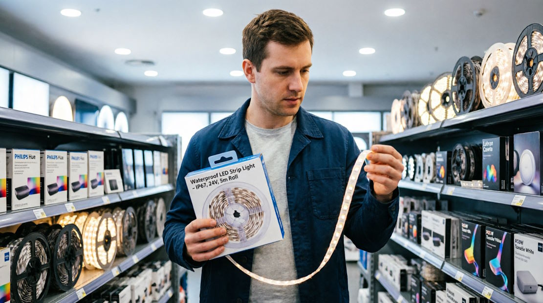 LED лента для подсветки ванной с классом защиты IP65