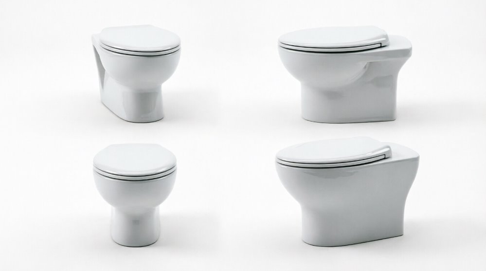 Размеры и формы унитазов: круглая и овальная чаша