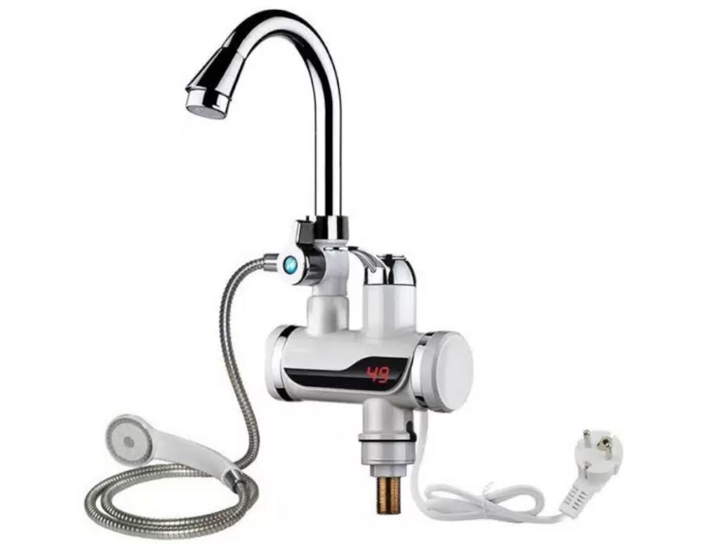 Мощный смеситель с подогревом для ванной